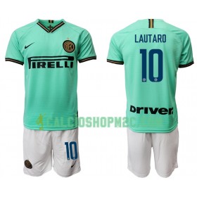 Inter Milan LAUTARO 10 Bambino Maglia Trasferta 2019/2020 Manica Corta (+ Pantaloncini)